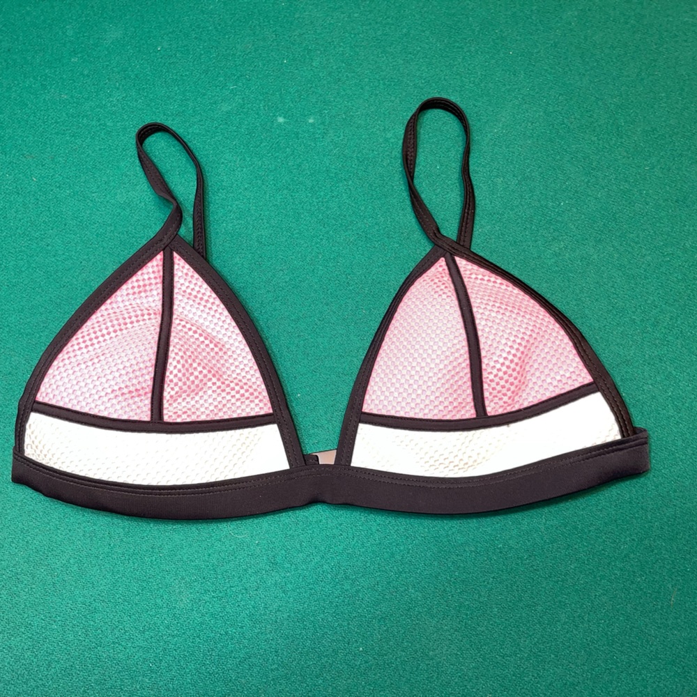 Muxilove Color Block Bikini Adjustable Triangle Top 100% Neoprene Large …